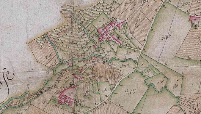 Détail de la mappe sarde d'Albens (1732) (FRAD073 - C 1938 - Mappe n°161 vue 1)